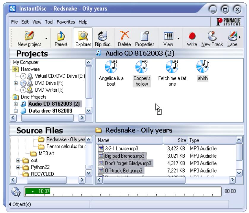 PINNACLE STUDIO MEDIASUITE - Creating a CD without the Assistant - 1