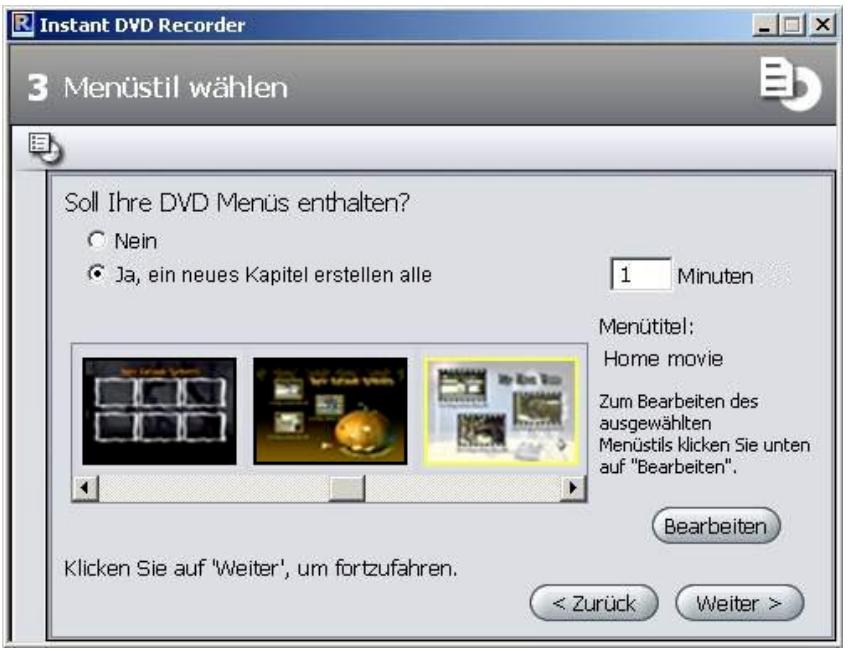 PINNACLE STUDIO MEDIASUITE - Menüstil wahlen - 1