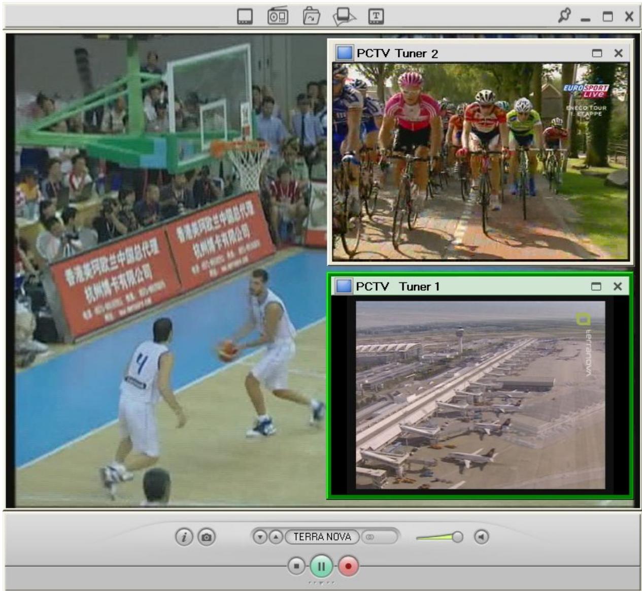 PINNACLE TVCENTER PRO - Vue d'ensemble du mode image dans l'image (PIP - Picture-in-Picture) - 1