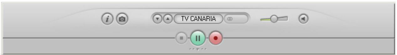 PINNACLE TVCENTER PRO - Barre de commande inférieure fermée - 1