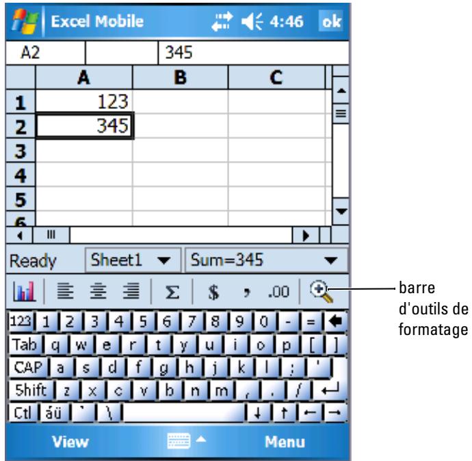 DELL AXIM X51V - Excel mobile - 1