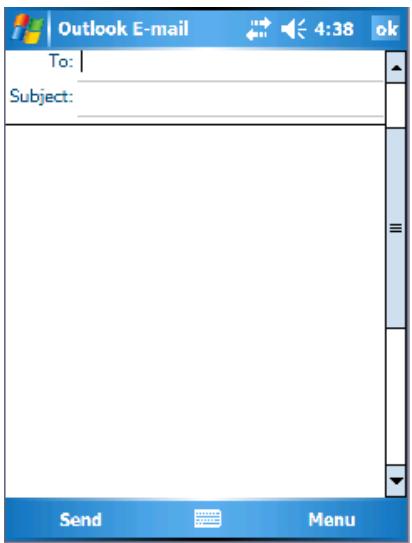 DELL AXIM X51V - Composition de messages - 1