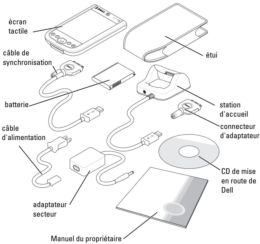 DELL AXIM X51V - Déballage de votre appareil - 1
