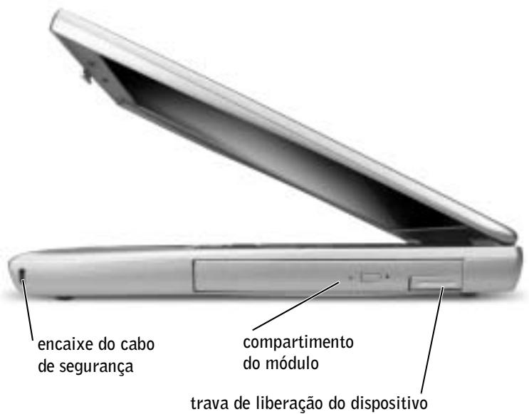 DELL D600 - Vista direita - 1