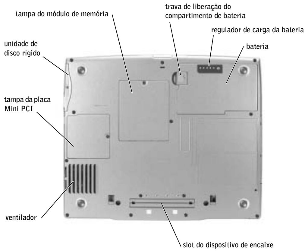 DELL D600 - Vista posterior - 4