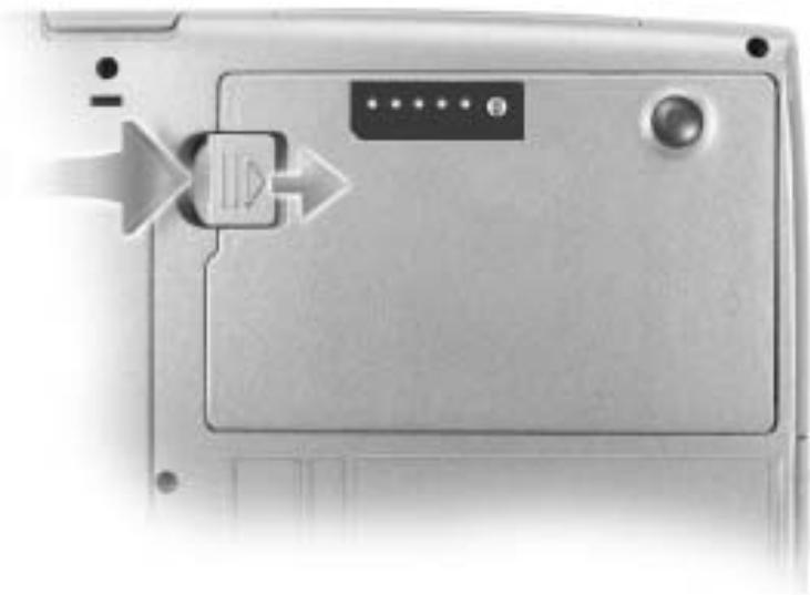 DELL D600 - Remoçao de uma bateria - 2