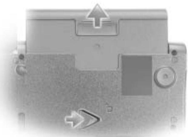 DELL LATITUDE C840 - Extracción de la bateria - 2
