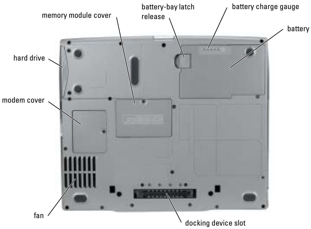 DELL LATITUDE D610 - Bottom View - 1