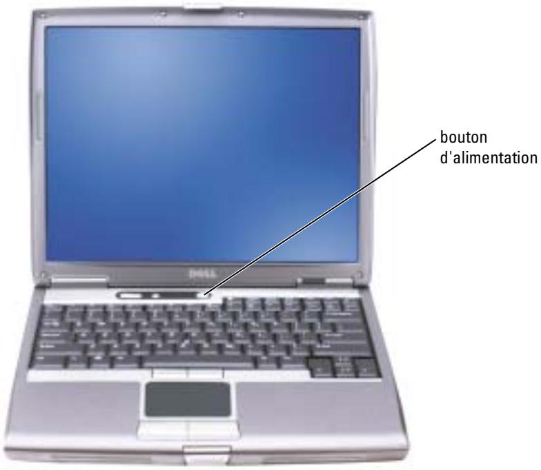 DELL LATITUDE D610 - PRECAUTION: Avant de commencer toute procEDURE de cette section, suivez les consignes de sécurité du Guide d'information sur le produit. - 2