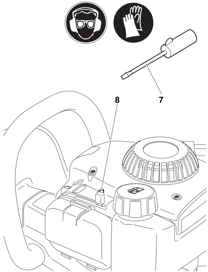 DOLMAR HT-2960 - Éteindre le moteur - 1