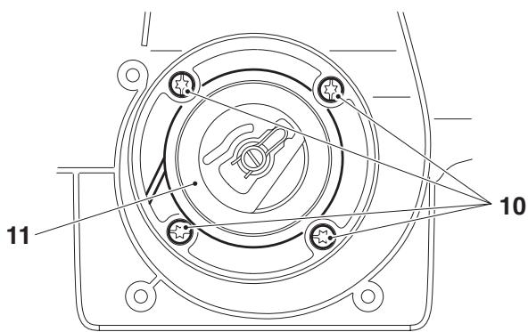 DOLMAR HT-2960 - Remplacer la cassette du ressort de rappel - 3