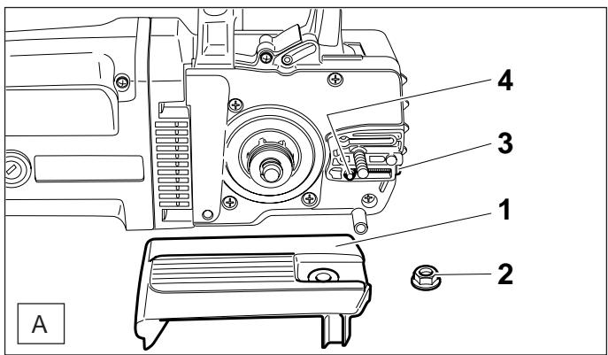 DOLMAR UC4003A - Montage du guide-chaine et de la chaîne - 1