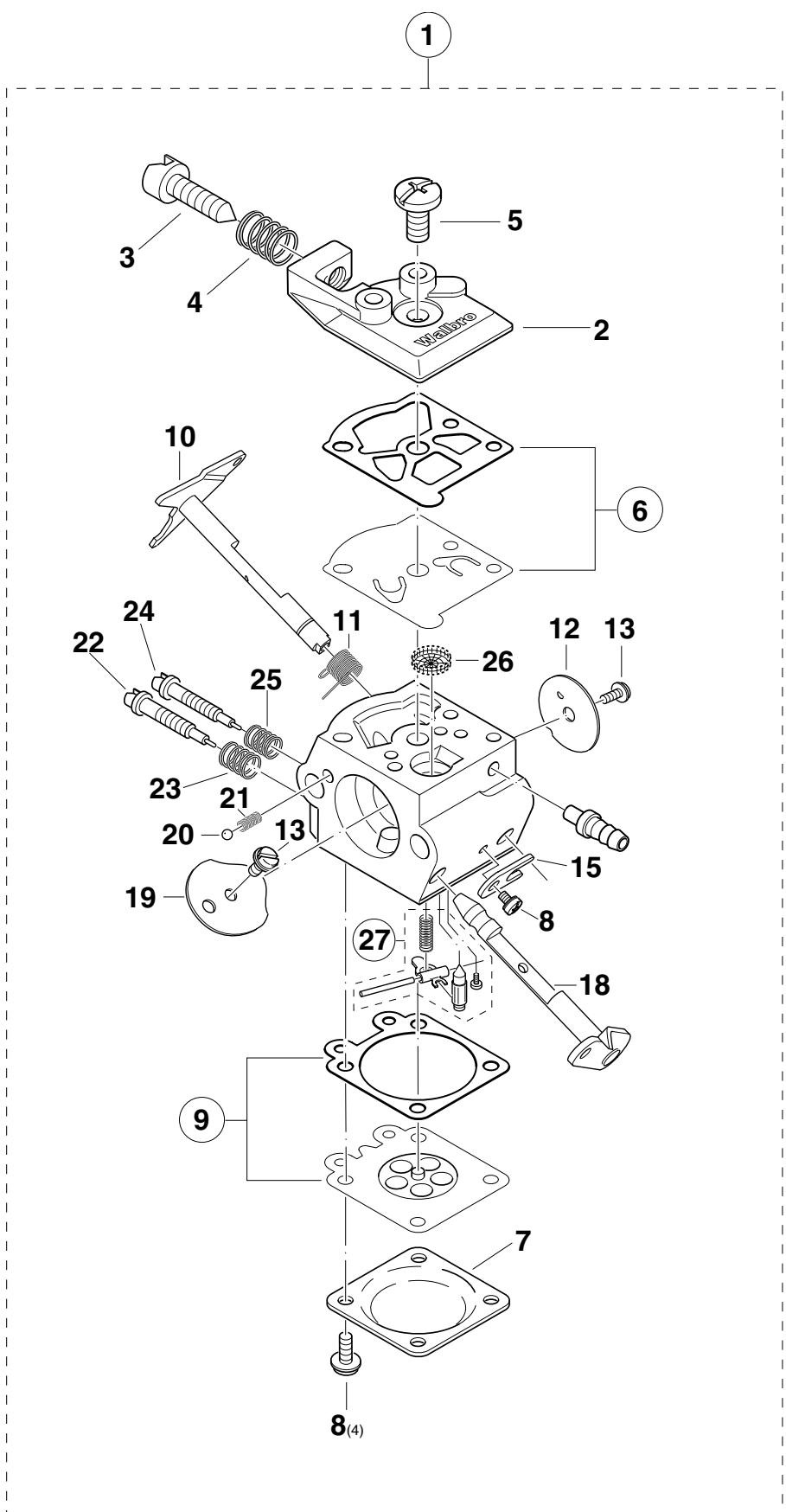 DOLMAR HP-450 - Liste de pièces détachées - 2