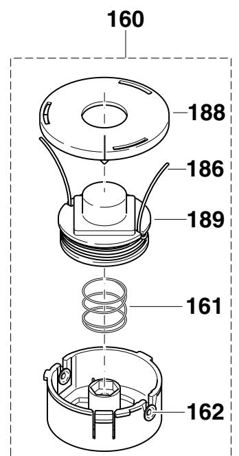 DOLMAR LT-30 - Liste de pièces détachées - 14