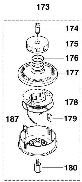 DOLMAR LT-30 - Liste de pièces détachées - 17