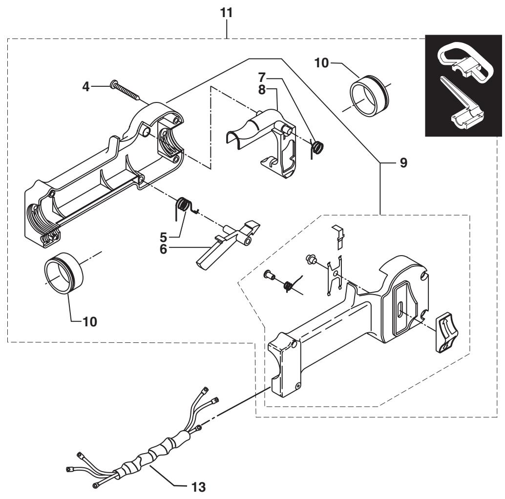 DOLMAR MS-252.4 C - Liste de pièces détachées - 5