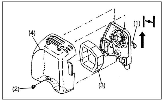 DOLMAR MS-3212 - Luchtfilter reinigen - 2