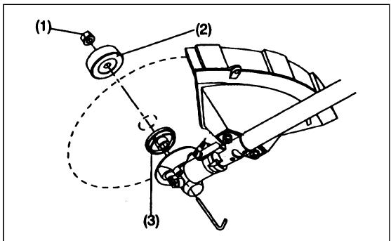 DOLMAR MS-3212 - La clé hexagonale étant toujours en place. - 1