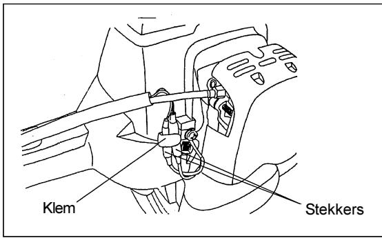 DOLMAR MS-3212 - Aansluiten van het snoer van de schakelaar - 1