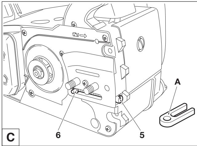 DOLMAR PS-3410 TH - Montage du guide et de la chaîne de sciage - 1