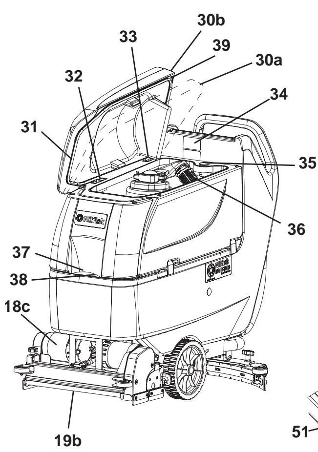 NILFISK BA 551 CD - OPBOUW VAN DE MACHINE - 2