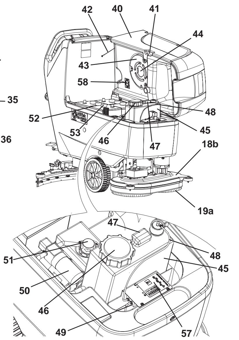 NILFISK BA 551 CD - MACHINE STRUCTURE - 3