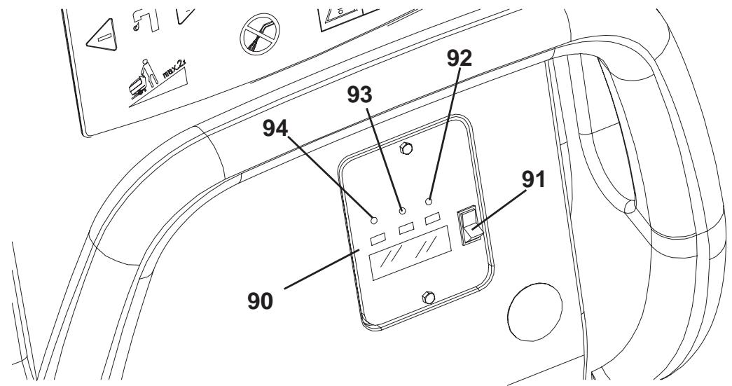NILFISK BA 611 D - BATTERY CHARGER DATA INSPECTION WINDOW (optional) - 1