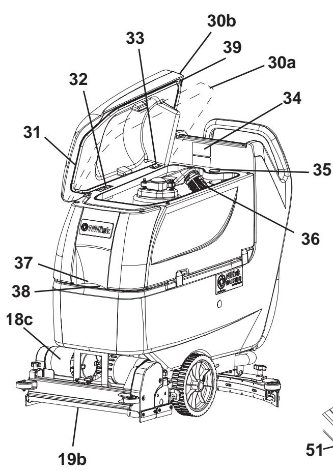 NILFISK BA 611 D - OPBOUW VAN DE MACHINE - 2