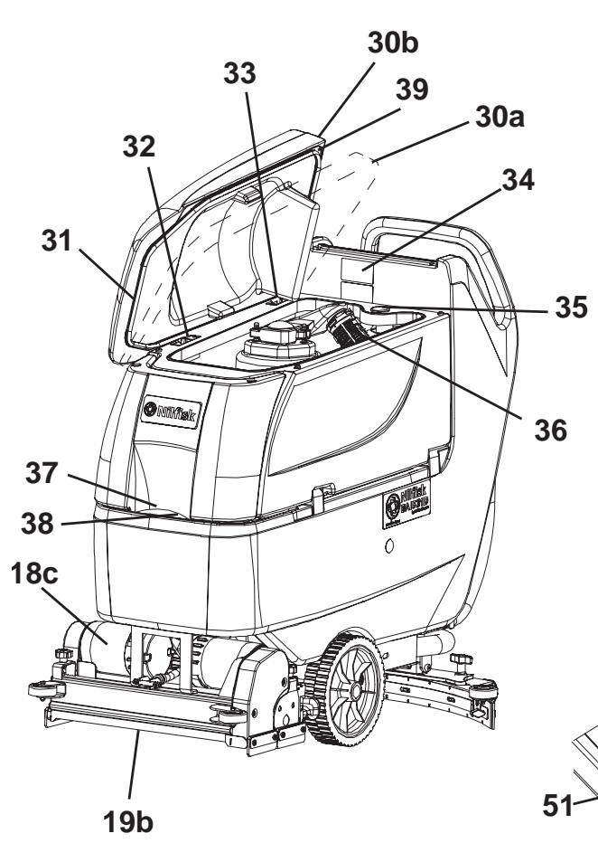 NILFISK BA 611 D - DESCRIPTION DE LA MACHINE - 2