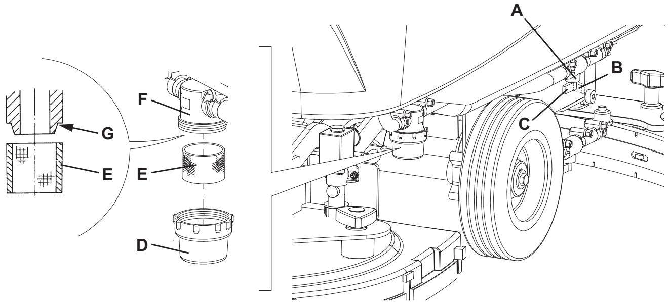 NILFISK BA531 - REINIGUNGSLösUNGsfILTER REINIGEN - 2