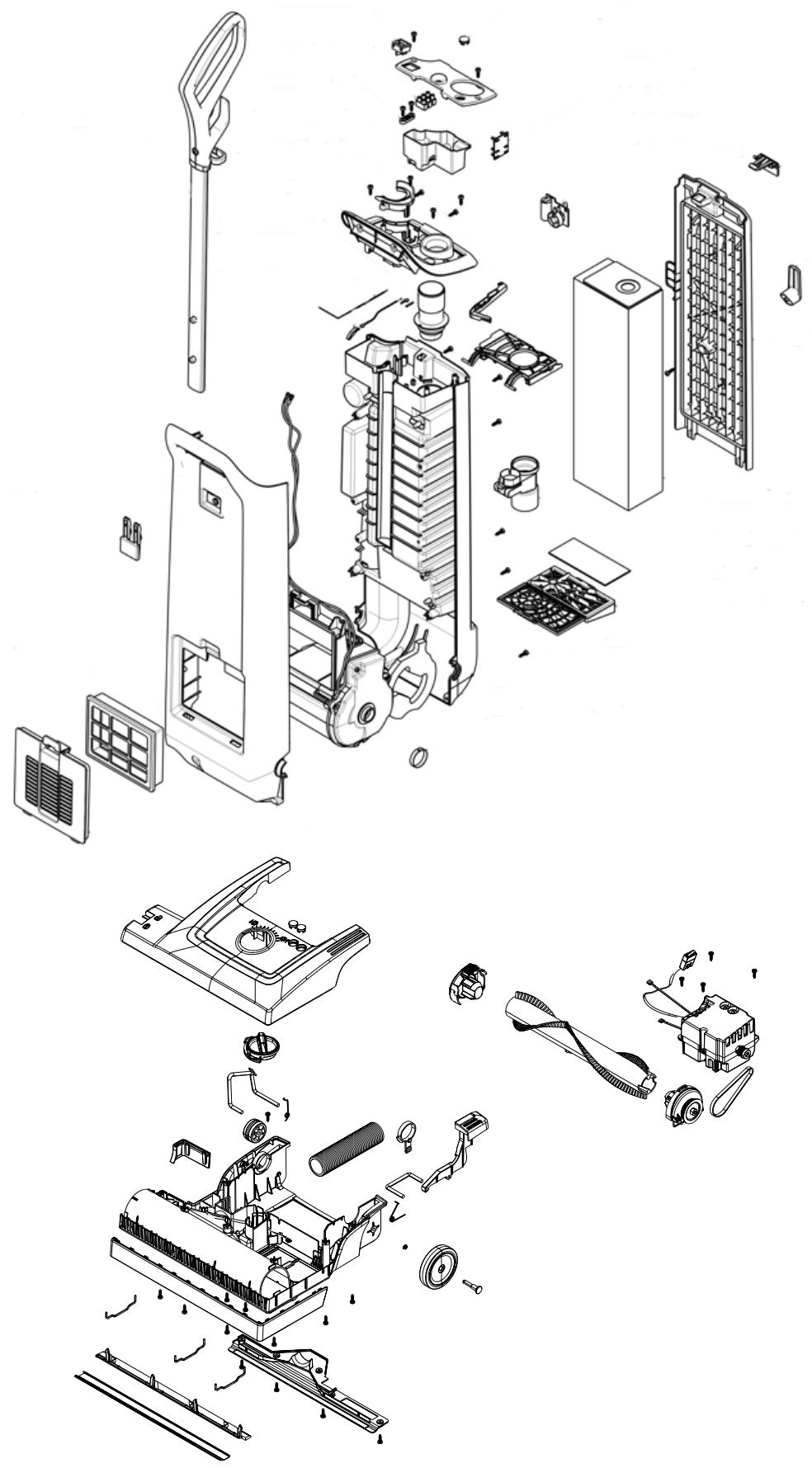 NILFISK GU 15 DMU - Exploded view - Vue éclatée - Vista detallada - 1
