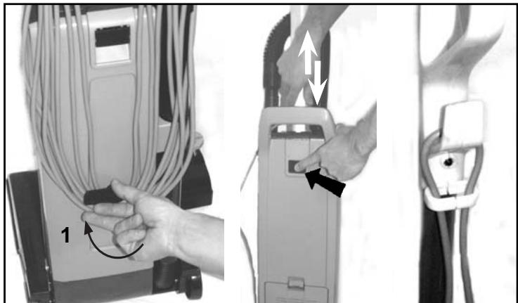 NILFISK GU 355 - NOTE! Always disconnect the power cord before performing any machine maintenance. - 1