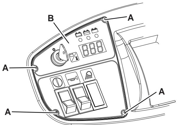 NILFISK SR 1301 B - Enlevement des batteries - 1