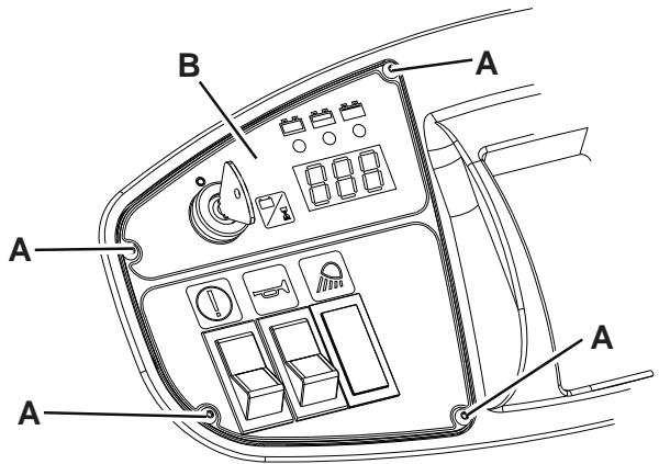 NILFISK SR 1301 B - Battery removal - 1