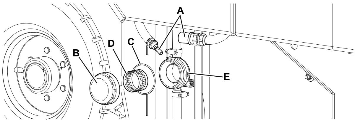 NILFISK SR 1601 P3 - REINIGING VAN DE WATERFILTER VAN DE INSTALLATIE VOOR STOFBESTRIJDING (OPTIONEEL) - 2