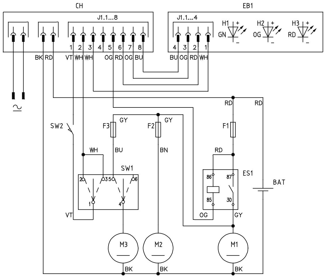 NILFISK SW 750 - SCHEMA ELECTRIQUE - 1