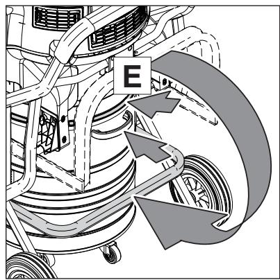 NILFISK ATTIX 963 ED XC - enlèvement de la cuve à saletés : - 4