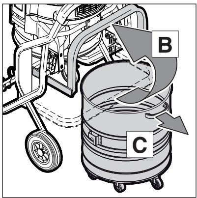 NILFISK ATTIX 963 ED XC - Remplacement du sac d'évacuation (ATTIX 965-21 SD XC) - 2