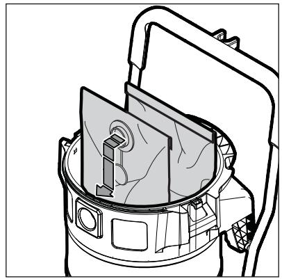 NILFISK ATTIX 963 ED XC - Mise en place du sac filtré (ATTIX 961-01) - 3