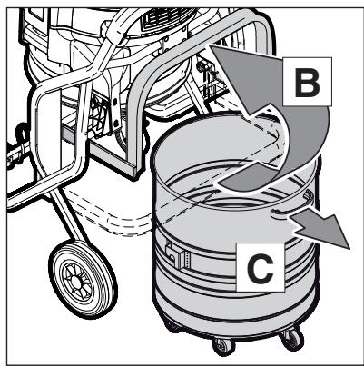 NILFISK ATTIX 963 ED XC - Mise en place du sac filtré (ATTIX 961-01) - 7