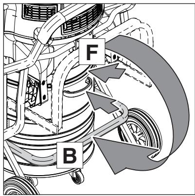 NILFISK ATTIX 963 ED XC - Remplacement du sac d'évacuation (ATTIX 965-21 SD XC) - 6
