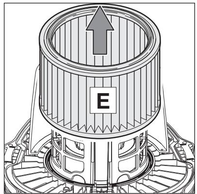 NILFISK ATTIX 963 ED XC - Remplacement de l'élément filtrant - 4