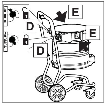 NILFISK ATTIX 963 ED XC - Vidage de la cuve à saletés (ATTIX 961-01) - 5