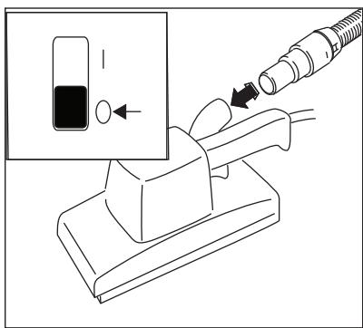 NILFISK ATTIX 963 ED XC - Service Auto-On/ Off - Position du commutateur « auto » 1) - 1