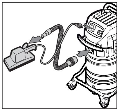NILFISK ATTIX 963 ED XC - Service Auto-On/ Off - Position du commutateur « auto » 1) - 2