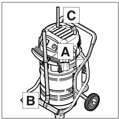 NILFISK ATTIX 963 ED XC - Arrêt et rangement de l'aspirateur - 1