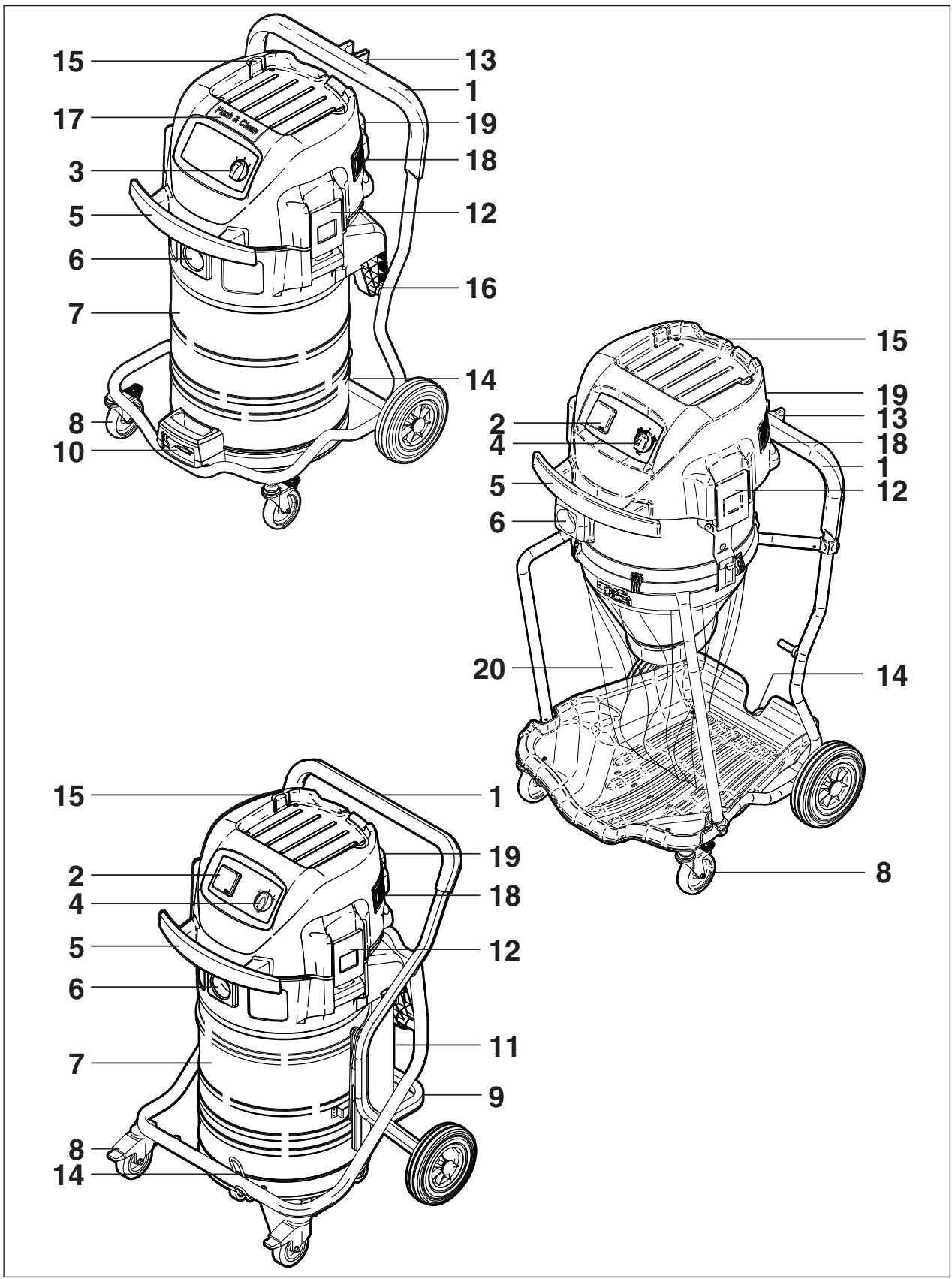 NILFISK ATTIX 963 ED XC - Description - 1