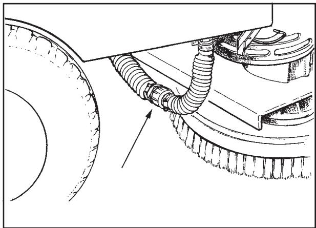 NILFISK SCRUBTEC 795 - Lösungsleitung reinigen - 2