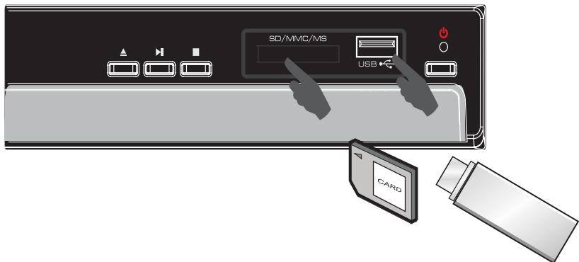 PEEKTON PK 6750 - Lecture d'une carte SD/USB - 1
