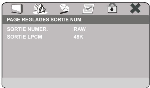 PEEKTON PK 6750 - PAGE REGLAGES AUDIO (suite) - 1